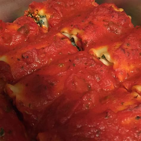 Spinach Lasagna Roll Ups Recipe Allrecipes