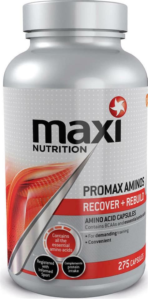 Maximuscle Promax Aminos 275 κάψουλες Skroutzgr