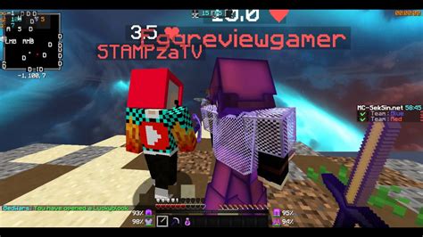 Minecraft Bedwar Server Seksin Feat Egqreviewgamerstamp Zatv Youtube