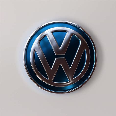 This is a preview image.to get your logo, click the next button. Volkswagen Logo 3D Model