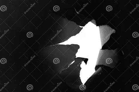 Ripped Hole Stock Image Image Of Hole White Break 46427123