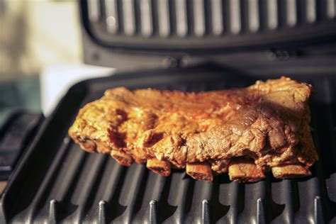 It is recommended to use fruit woods for this recipe, since they add a. How to Cook Baby Back Ribs on the George Foreman Grill ...