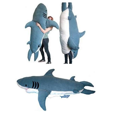 Giant Shark Plush Toy Sleeping Bag Bite Me Sharks Fancytrader