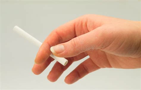 Woman Hand Holding Cigarette Stock Image Image Of Closeup Hand 38869479
