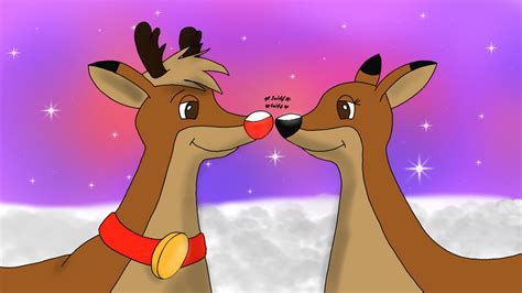 Rudolph And Zoey Nuzzle By 98rudolphxmas On Deviantart