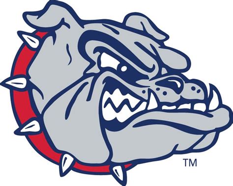 Basketball branding bulldogs college design gonzaga interface logos ncaa sports vector concepts. Gonzaga Bulldogs Alternate Logo (1998) - Bulldog Head ...