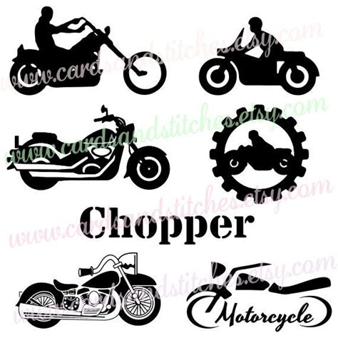 Motorcycles Svg Chopper Svg Digital Cutting File Graphic