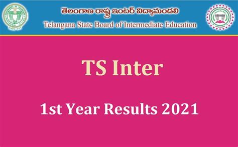Ts Inter 1st Year Results 2021 Manabadi Date Name Wise With Marks