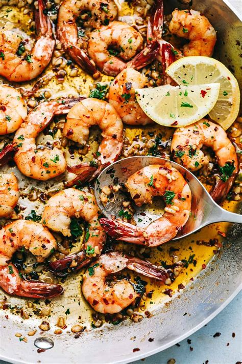 Brown Butter Spicy Garlic Shrimp Recipe Concepts