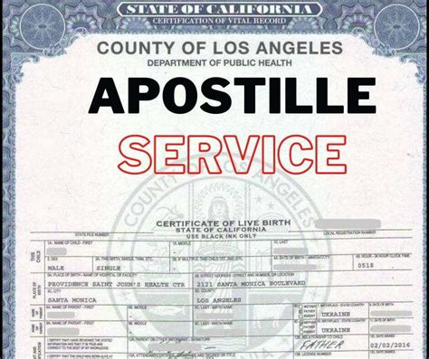 Apostille Birth Certificates Mobile Notary Public For Massachusetts