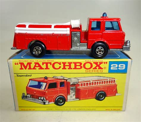 29a Fire Pumper Truck Harveys Matchbox