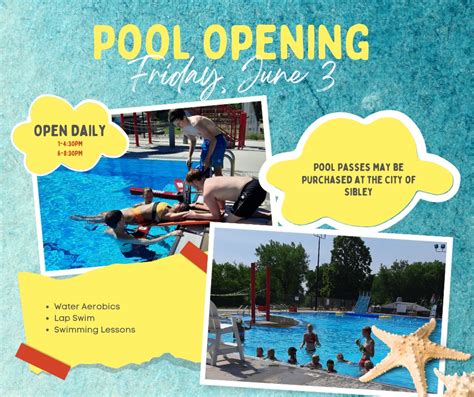 Pool Opening Osceola County Iowa