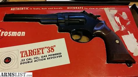 Armslist For Sale Vintage Good Condition Crosman 38t 22 Cal Co2 Pistol