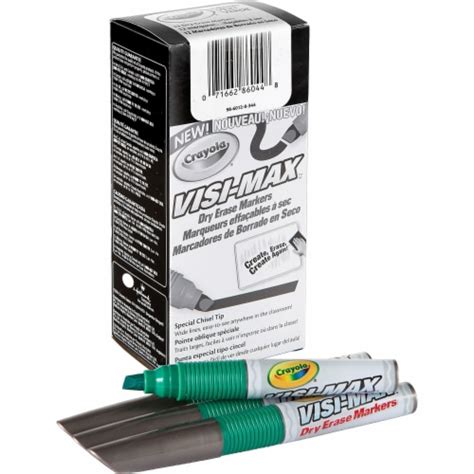 Crayola Visi Max Dry Erase Markers Bold Marker 98 6012 044 1 Kroger