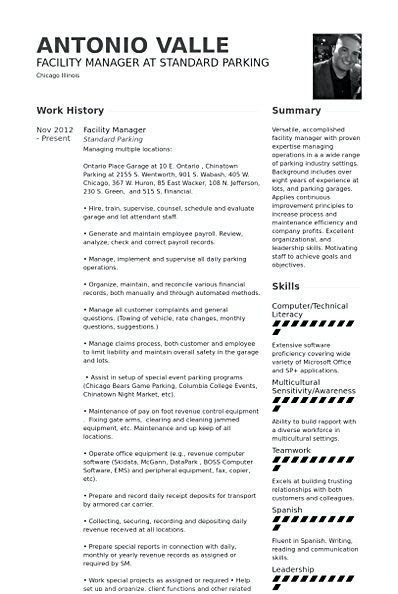 Facilities manager job description sample template free. Facility Manager Resume template , Facility Manager Resume ...