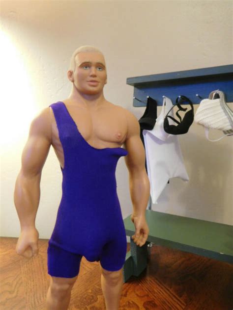 Gay Billy Doll Carlos Totem Clothes Outfit Purple Wrestling Singlet