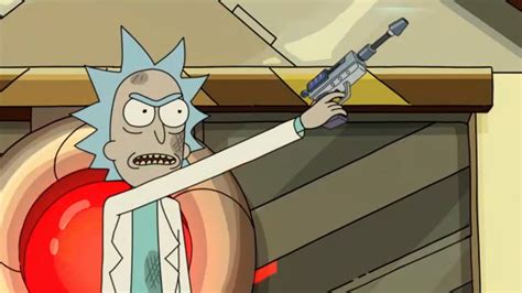 Rick And Morty Fortnite Crossover The Adult Swim Character Joins Season 7 S Battle Pass Pc Gamer