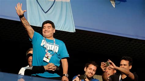 Fifa World Cup 2018 Diego Maradona Is Argentinas Biggest Fan And