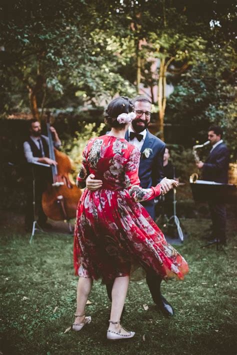 Forget White This Bride Wore A Red Dolce And Gabbana Dress To Her Milan Wedding Junebug Weddings