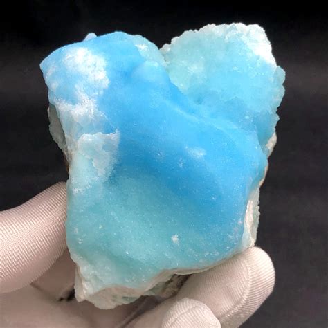 Stunning Raw High Grade Large Blue Aragonite Mineral Etsy