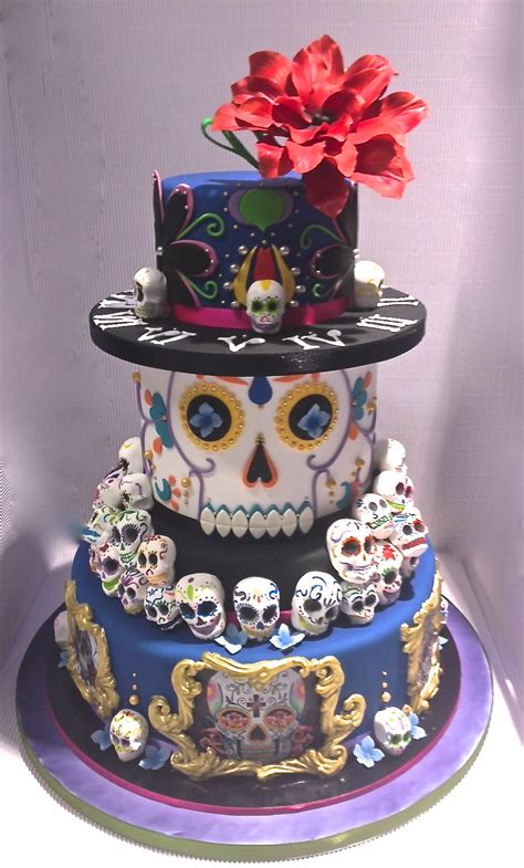 For Erick Sugar Skull Cakes Skull Cake Halloween Cakes