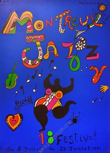 Affiche Originale Montreux Jazz Festival 1984 Posterissim