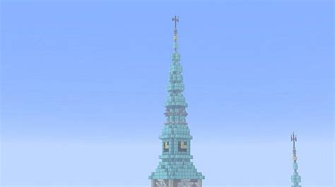 Baroque Style Copper Cladded 8 Domed Spire 54m Tall Minecraft Map