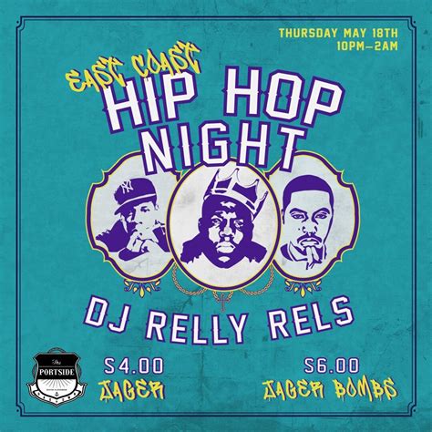 East Coast Hip Hop Night Portside