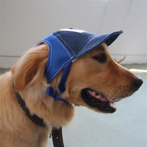 Vugsuce Breathable Pet Dog Hat Adjustable Baseball Cap Windproof Travel