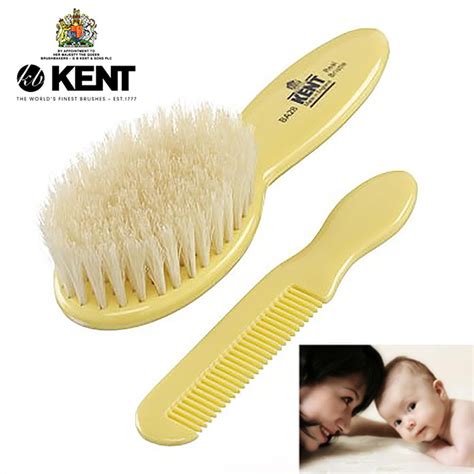 Kent Ba28 5 12 Super Soft Bristle Baby Hair Brush And Detangling Comb