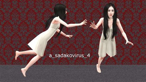 Mod The Sims Sadako Ghost Pose Pack