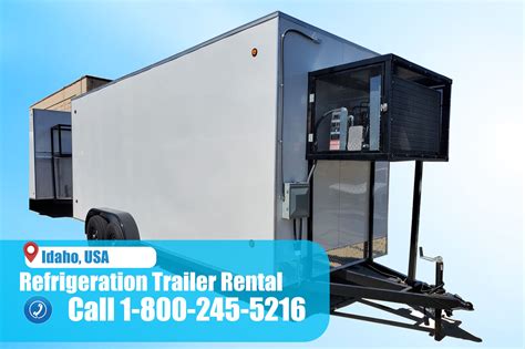 Refrigeration Trailer Rental In Idaho Ice Fox Equipment