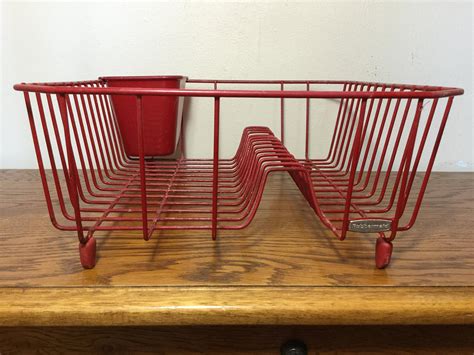 Red Rubbermaid Dish Drainer Vintage Dish Drainer