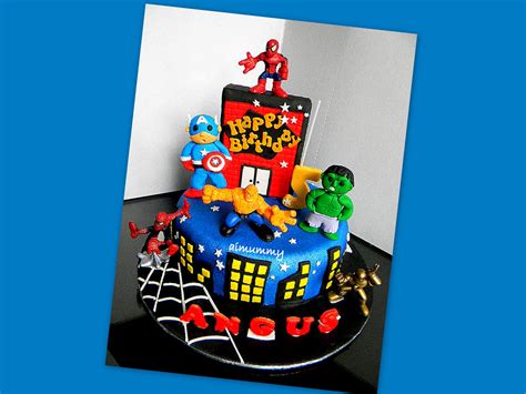 With an array of superhero cake designs to choose from. AiMummy: Super Hero Squad theme cake