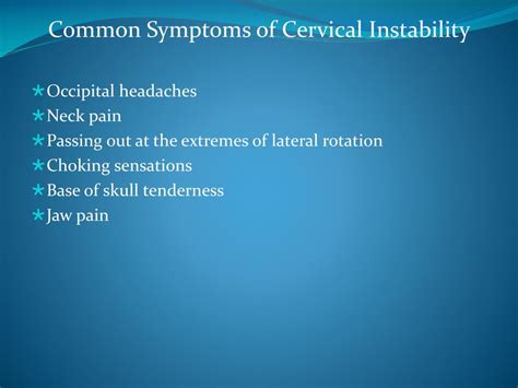 Ppt Cervical Instability In The Eds Population Powerpoint