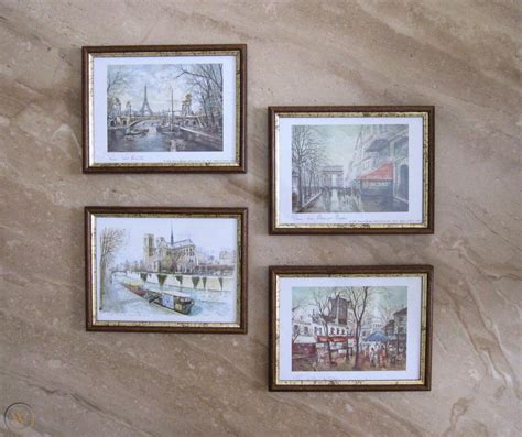 Vintage French Paris Art Print C1980s Of The Paintings By Georges B