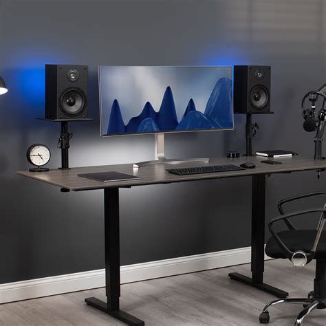 Clamp On Speaker Stand 2 Pack Vivo Desk Solutions Screen