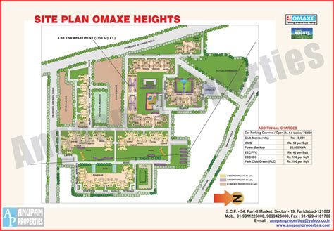 Layout Plan Of Omaxe Heights Flats In Faridabad