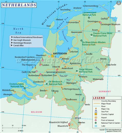 Key facts about the netherlands. Printable Map Of The Netherlands | Printable Maps