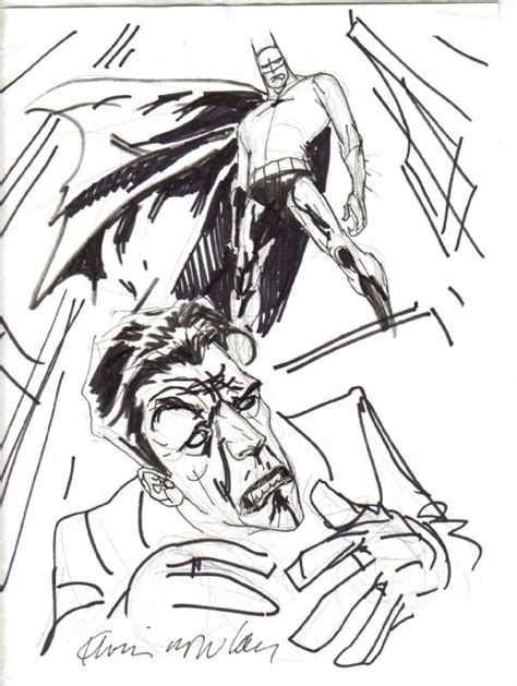 Nowlan Kevin Batman And Joker Comic Art Comic Art Comic Book Art