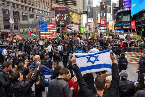 As Pro Israeli And Pro Palestinian Protests Sweep Us Police Worry