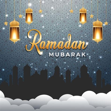 Ramadan Mubarak Banner 21155950 Vector Art At Vecteezy