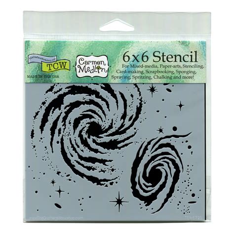 Buy Stencil 6in X 6in Galaxy