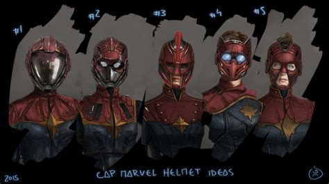 Some Ideas For Captain Marvels Helmet For The Mcu By Wako88 Captain