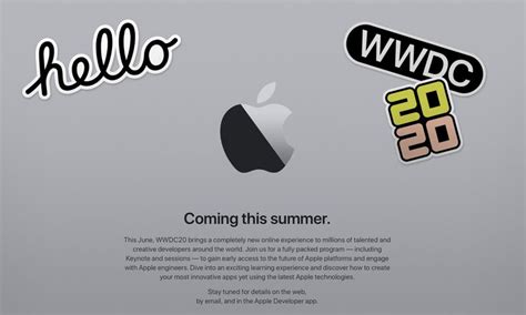Apple's worldwide developers conference kicked off monday. Apple Announces WWDC 2020 Will Be a Digital-Only Event Set ...