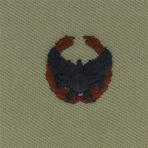 Air Force Commander Insignia Embroidered Badge Abu Subdued Sew On