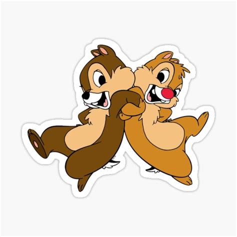 Chip And Dale Stickers For Sale Redbubble