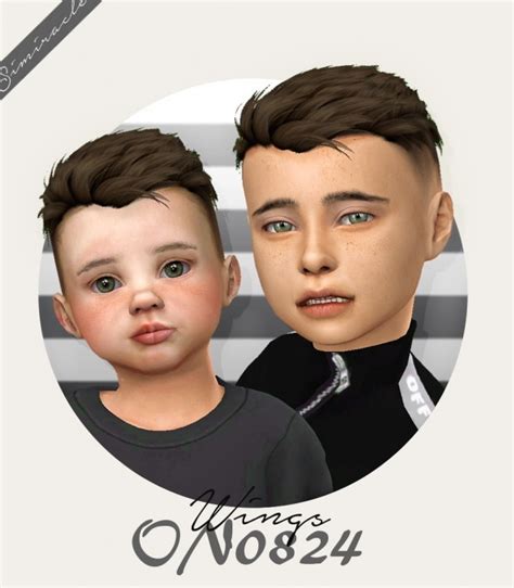 Wings On0824 Hair For Kids And Toddlers At Simiracle Sims 4 Updates
