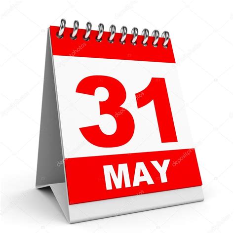 Calendar 31 May — Stock Photo © Icreative3d 44668689