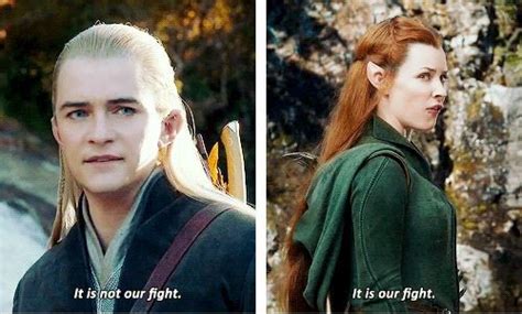 This Line Made Me Dislike Tauriel Just A Bit Less And Makes Me Wonder